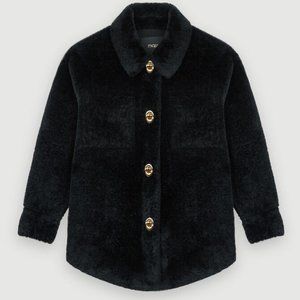 Maje BALERIA Faux Fur Coat